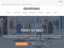 Tablet Screenshot of centara.com